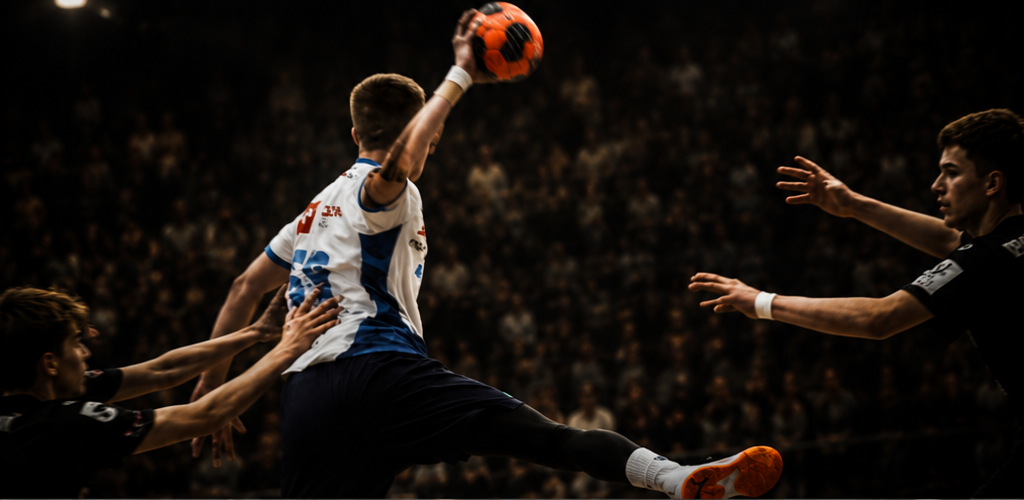 Portería en acción durante Costa Dorada Handball Cup
